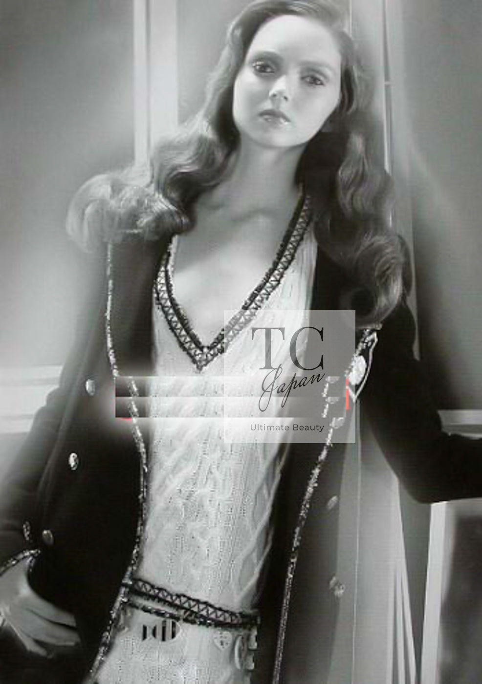 CHANEL 05C Black CC Logo Emblem Blazer Jacket 38 シャネル ブラック CC ロゴ エンブレム ブレザー ジャケット 即発