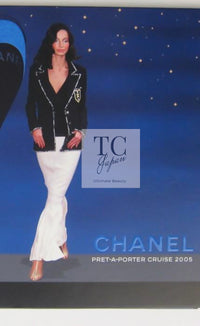 CHANEL 05C Black Silver Trim CC Logo Emblem Lesage Blazer Jacket 38 シャネル ブラック シルバー トリム CC ロゴ エンブレム ルサージュ ブレザー ジャケット 即発