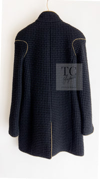 CHANEL 15PF Salzburg Black Wool Coat Gripoix Buttons 38 シャネル ザルツブルグ ブラック ウール コート グリポワ宝石ボタン 即発