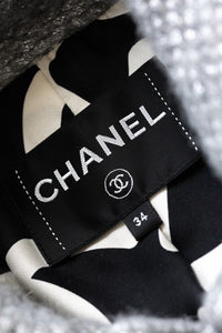 CHANEL 21B Gray Silver Wool Alpaca Blouson Duffel Coat 36 38 42 44 46 シャネル グレー シルバー ウール アルパカ ブルゾン ダッフル コート 即発