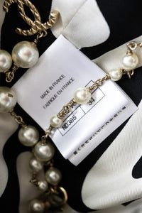 CHANEL 21B Gray Silver Wool Alpaca Blouson Duffel Coat 36 38 42 44 46 シャネル グレー シルバー ウール アルパカ ブルゾン ダッフル コート 即発