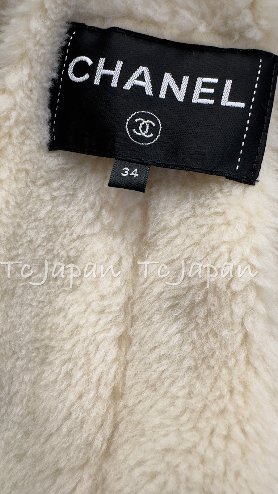 CHANEL 19PF Blue Denim Double Jacket Coat 34 36 38 シャネル ブルー デニム ボア襟 ジャケット コート 即発