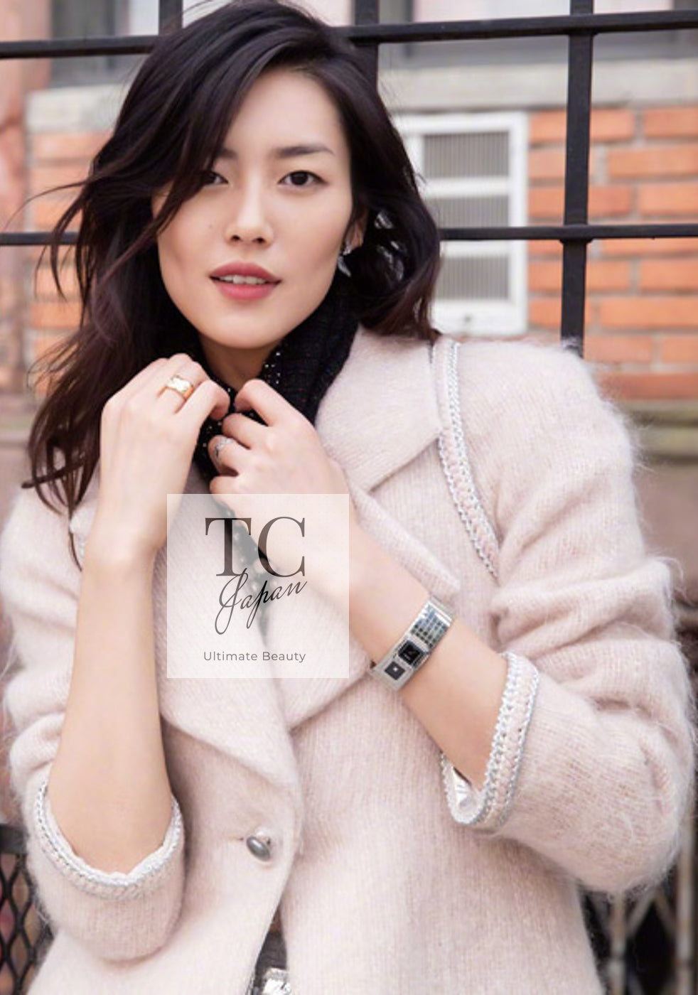 CHANEL 17A Pale Baby Pink Mohair Wool Jacket Coat 36 38 シャネル 軽くてふわふわ 淡い ベビーピンク モヘア ウール ジャケット コート 即発