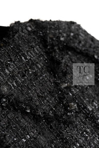 CHANEL 07A Black Tweed Cardigan Coat 38 シャネル ブラック ツイード カーディガン コート 即発