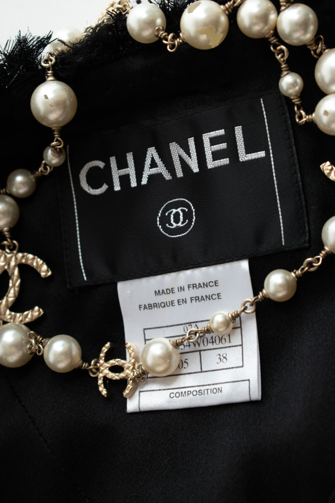 CHANEL 07A Black Tweed Cardigan Coat 38 シャネル ブラック ツイード カーディガン コート 即発