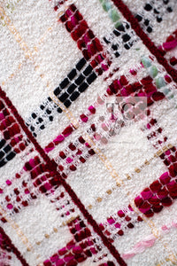 CHANEL 04S Ivory Red Mix Tweed Coat 36 シャネル アイボリー レッド ミックス ツイード コート 即発