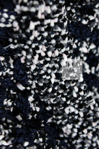 CHANEL 12S Navy Black Chain Cotton Knit Cardigan 36 シャネル ネイビー ブラック チェーン コットン ニット カーディガン 即発