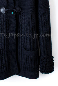 CHANEL 11A Black Cashmere 100% Cardigan Jacket 34 36 38 シャネル ブラック・カシミア 100%・カーディガン・ジャケット 即発 - TC JAPAN