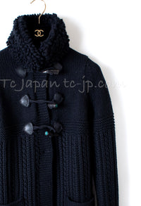 CHANEL 11A Black Cashmere 100% Cardigan Jacket 34 36 38 シャネル ブラック・カシミア 100%・カーディガン・ジャケット 即発 - TC JAPAN