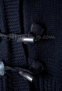 CHANEL 11A Black Cashmere 100% Cardigan Jacket 34 36 38 シャネル ブラック・カシミア 100%・カーディガン・ジャケット 即発 - TC JAPAN