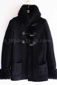 CHANEL 11A Black Cashmere 100% Cardigan Jacket 34 36 38 シャネル ブラック・カシミア 100%・カーディガン・ジャケット 即発 - TC JAPAN