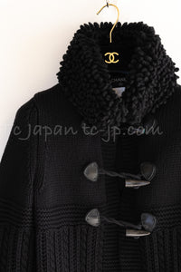 CHANEL 11A Black Cashmere 100% Cardigan Jacket 34 36 38 シャネル ブラック・カシミア 100%・カーディガン・ジャケット 即発 - TC JAPAN