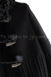 CHANEL 11A Black Cashmere 100% Cardigan Jacket 34 36 38 シャネル ブラック・カシミア 100%・カーディガン・ジャケット 即発 - TC JAPAN