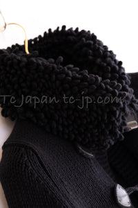 CHANEL 11A Black Cashmere 100% Cardigan Jacket 34 36 38 シャネル ブラック・カシミア 100%・カーディガン・ジャケット 即発 - TC JAPAN