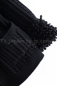 CHANEL 11A Black Cashmere 100% Cardigan Jacket 34 36 38 シャネル ブラック・カシミア 100%・カーディガン・ジャケット 即発 - TC JAPAN