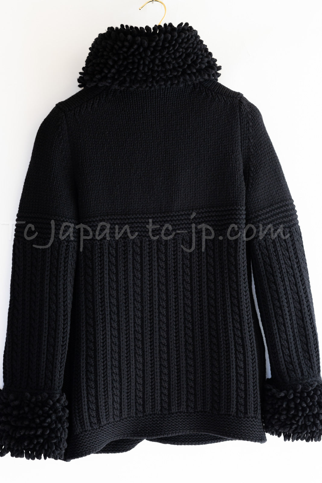 CHANEL 11A Black Cashmere 100% Cardigan Jacket 34 36 38 シャネル ブラック・カシミア 100%・カーディガン・ジャケット 即発 - TC JAPAN