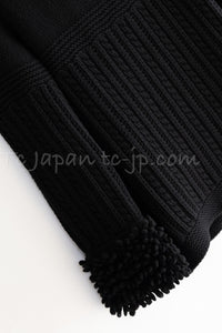 CHANEL 11A Black Cashmere 100% Cardigan Jacket 34 36 38 シャネル ブラック・カシミア 100%・カーディガン・ジャケット 即発 - TC JAPAN