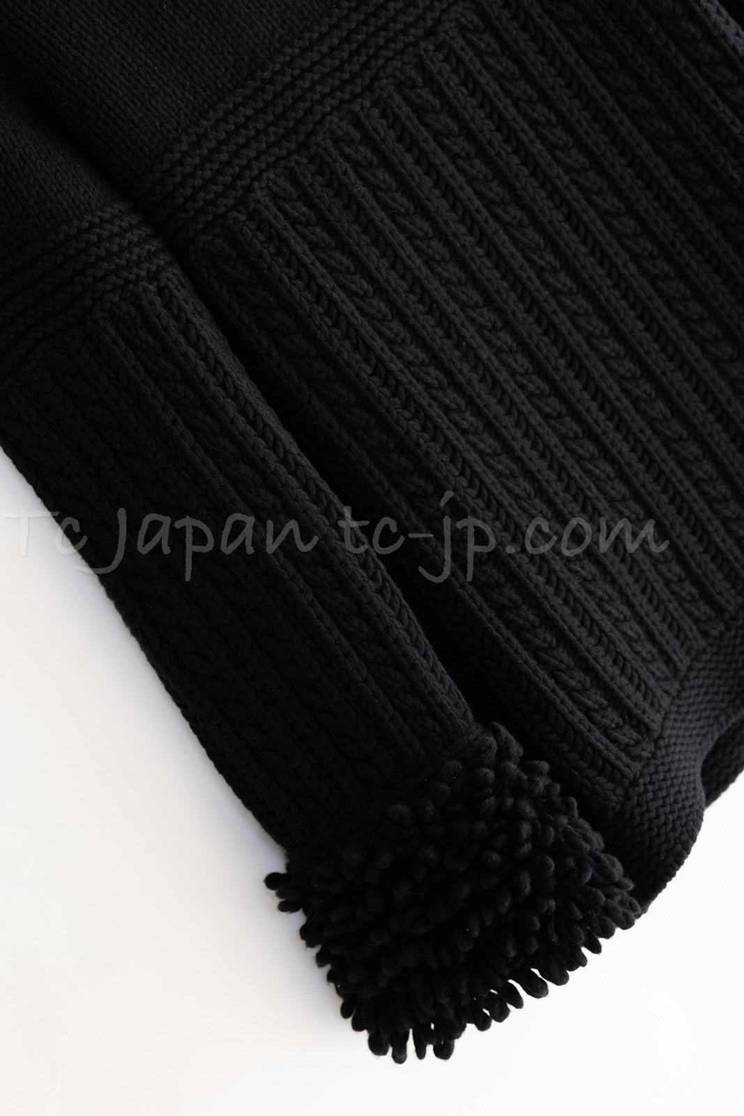 CHANEL 11A Black Cashmere 100% Cardigan Jacket 34 36 38 シャネル ブラック・カシミア 100%・カーディガン・ジャケット 即発 - TC JAPAN