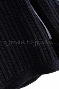 CHANEL 11A Black Cashmere 100% Cardigan Jacket 34 36 38 シャネル ブラック・カシミア 100%・カーディガン・ジャケット 即発 - TC JAPAN