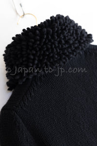 CHANEL 11A Black Cashmere 100% Cardigan Jacket 34 36 38 シャネル ブラック・カシミア 100%・カーディガン・ジャケット 即発 - TC JAPAN