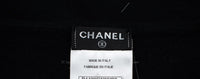 CHANEL 12A Black Wool Cashmere Lambskin Pocket Dress 36 シャネル ブラック ウール カシミア ラムスキン レザー マトラッセ ポケット ワンピース 即発