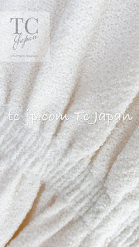 CHANEL 15C White Ivory Gripoix Buttons Bow Romper Jumpsuit 36 38 シャネル ホワイト アイボリー グリポワ 宝石 ボタン リボン ロンパース ジャンプ スーツ 即発
