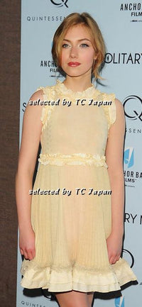 CHANEL 10S Nude Tan Beige Fringe Knit Dress 38 シャネル ベージュ グラデュエーション フリンジ ニット ワンピース 即発