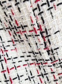 CHANEL 15S White Ivory Multi Tweed Dress 38 シャネル ホワイト アイボリー マルチ ツイード フレア ワンピース 即発