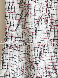 CHANEL 15S White Ivory Multi Tweed Dress 38 シャネル ホワイト アイボリー マルチ ツイード フレア ワンピース 即発