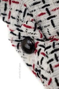 CHANEL 15S White Ivory Multi Tweed Dress 38 シャネル ホワイト アイボリー マルチ ツイード フレア ワンピース 即発