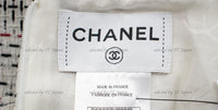 CHANEL 15S White Ivory Multi Tweed Dress 38 シャネル ホワイト アイボリー マルチ ツイード フレア ワンピース 即発
