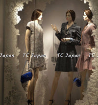 CHANEL 15S White Ivory Multi Tweed Dress 38 シャネル ホワイト アイボリー マルチ ツイード フレア ワンピース 即発