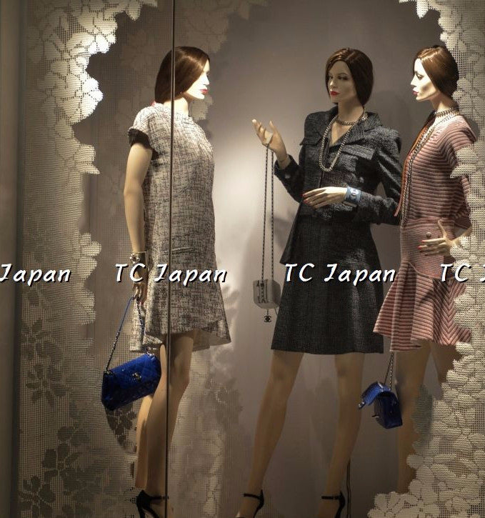 CHANEL 15S White Ivory Multi Tweed Dress 38 シャネル ホワイト アイボリー マルチ ツイード フレア ワンピース 即発