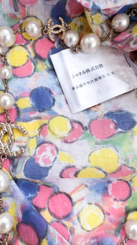 CHANEL 11C Yellow Multi Polka Dot Cotton Tunic Mini Dress 34 シャネル イエロー マルチカラー 水玉 コットン チュニック ミニ ワンピース 即発