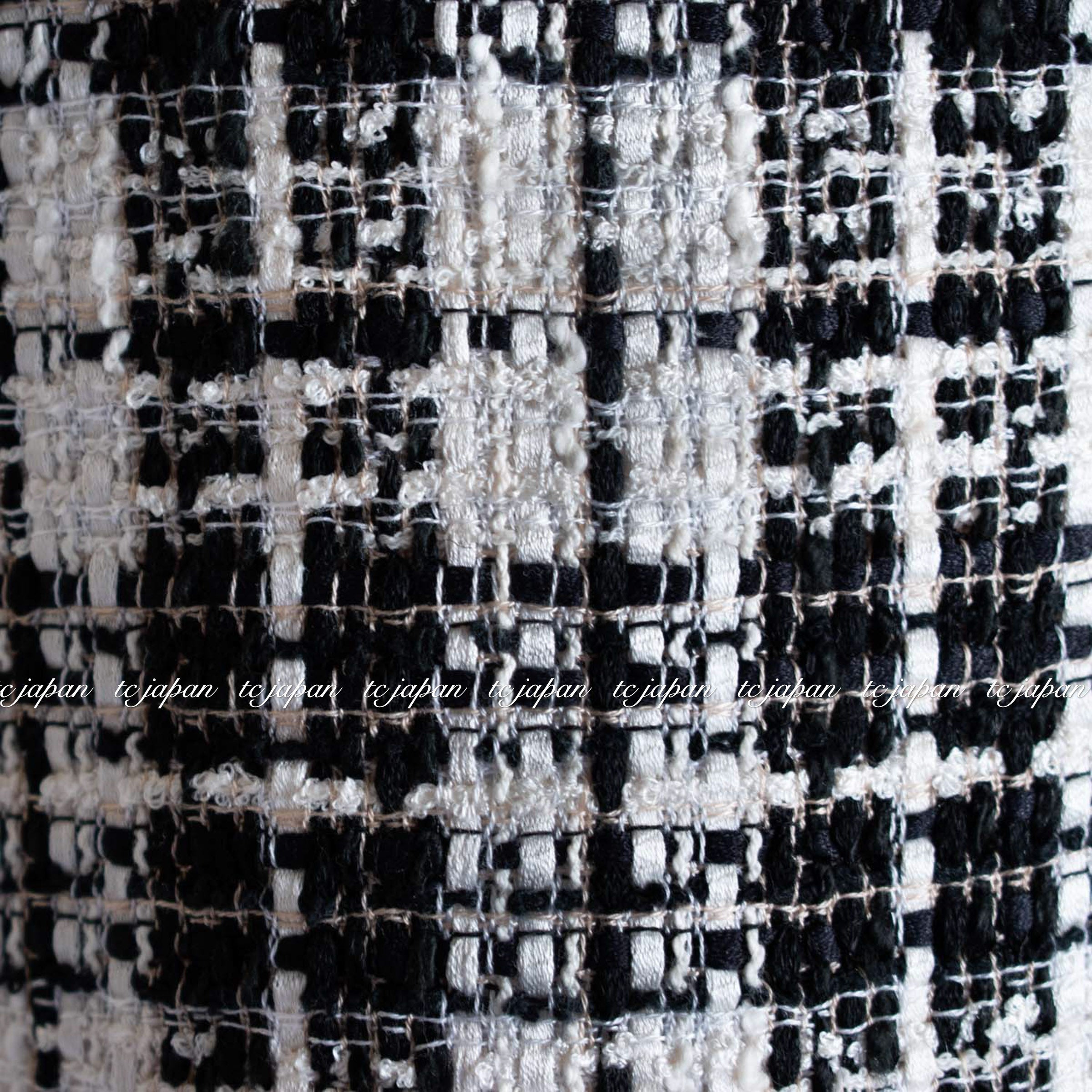 CHANEL 07S Ivory Black Cotton Silk Tweed Dress Alexa Chung 38 シャネル アイボリー ブラック コットン シルク ツイード ワンピース 即発