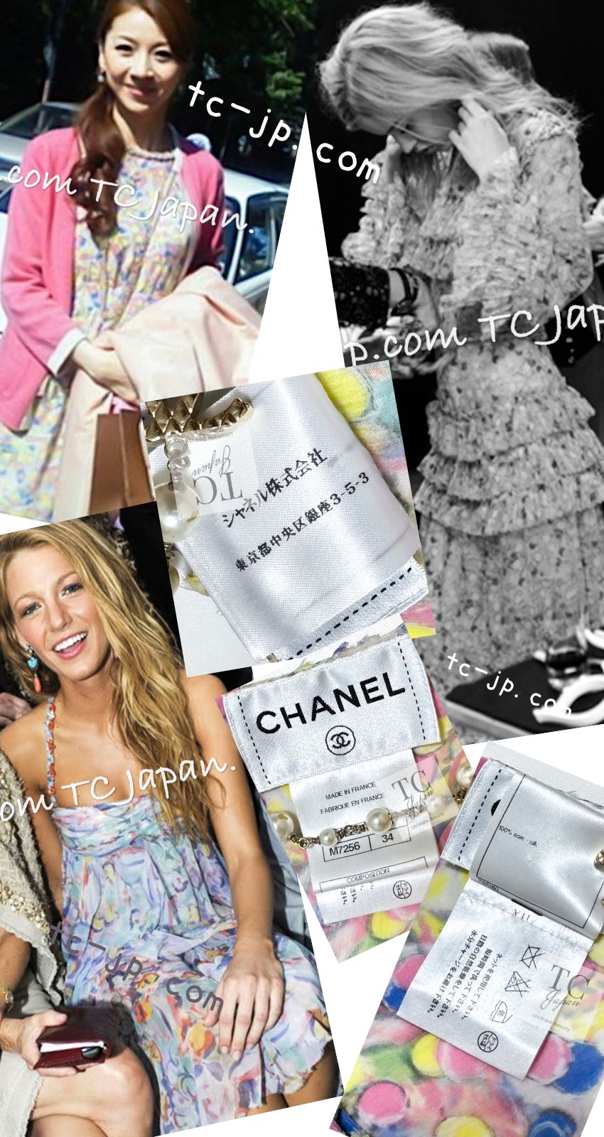 CHANEL 11C Yellow Pink Blue Pretty CC Mark Silk Dress 34 42 シャネル イエロー ピンク ブルー 水玉 ココマーク シルク ワンピース 即発