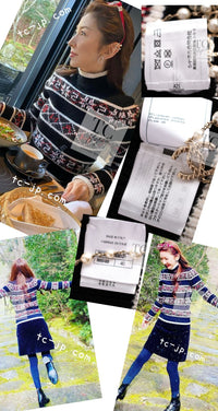 CHANEL 19A Black Logo Cashmere Knit Sweater 40 シャネル ブラック ロゴ カシミア ニット セーター 即発