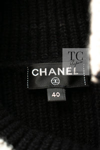 CHANEL 19A Black Logo Cashmere Knit Sweater 40 シャネル ブラック ロゴ カシミア ニット セーター 即発