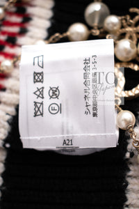 CHANEL 19A Black Logo Cashmere Knit Sweater 40 シャネル ブラック ロゴ カシミア ニット セーター 即発