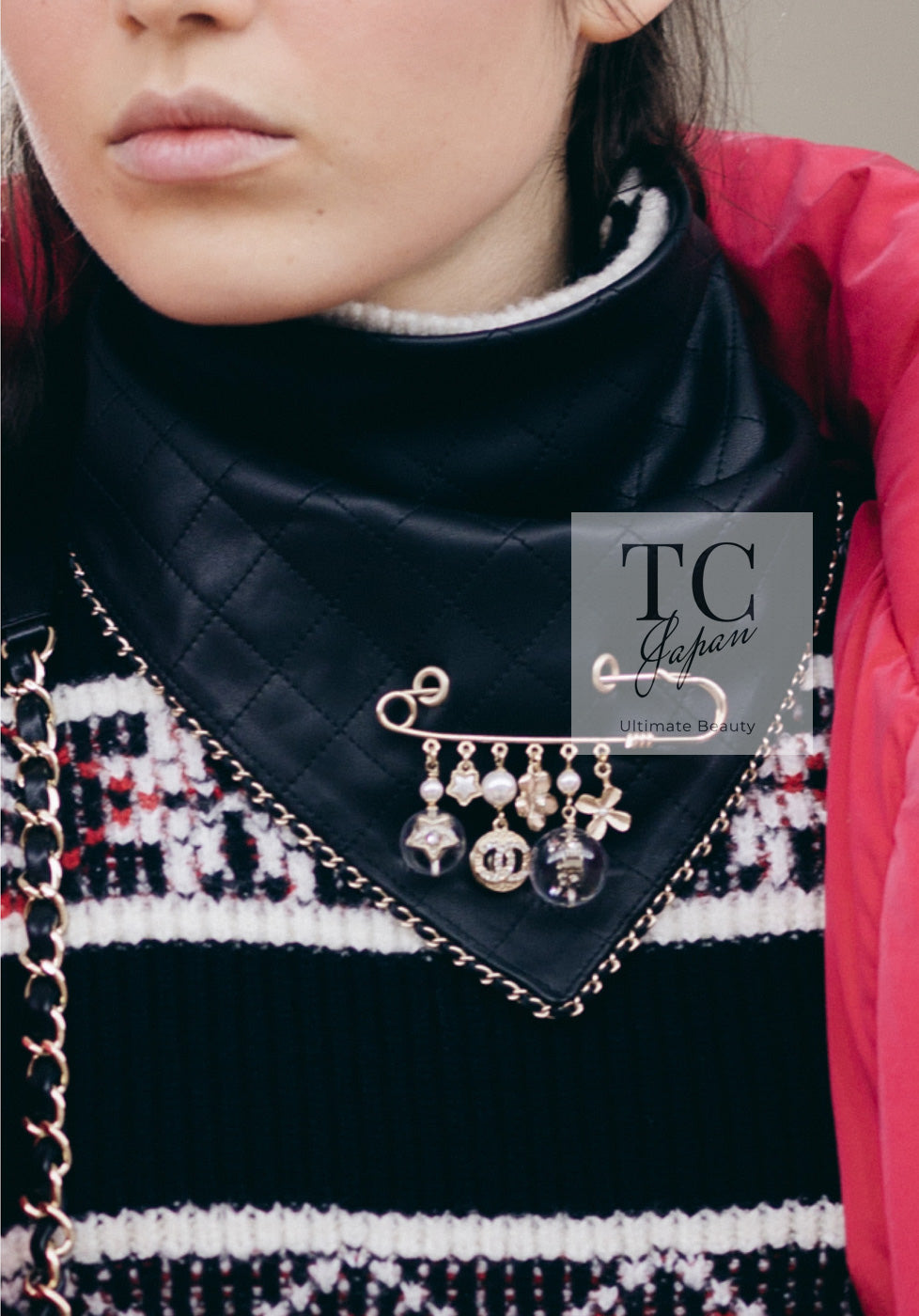 CHANEL 19A Black Logo Cashmere Knit Sweater 40 シャネル ブラック ロゴ カシミア ニット セーター 即発
