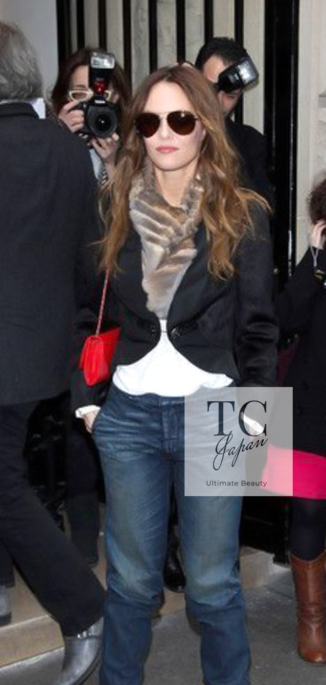CHANEL 10A Black Alpaca Wool Gripox Buttons Jacket 38 シャネル ブラック アルパカ ウール グリポワ 宝石ボタン ペプラム ジャケット 即発