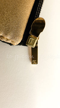 CHANEL 23C Black Gold Blouson Riders Jacket 36 シャネル ブラック ゴールド ライダース ブルゾン ジャケット 即発