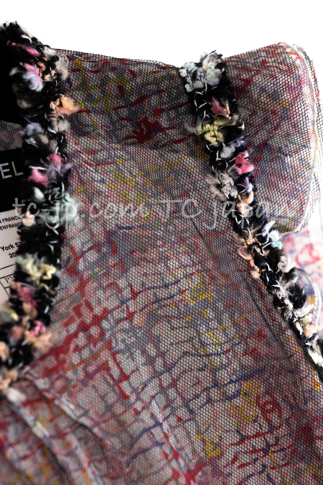 CHANEL 05C 57Th NY Limited Collection Silk Wool Tweed Jacket Tops Set 42 44 シャネル NY 57番街 限定 シルク ウール ツイード ジャケット トップス セット 即発