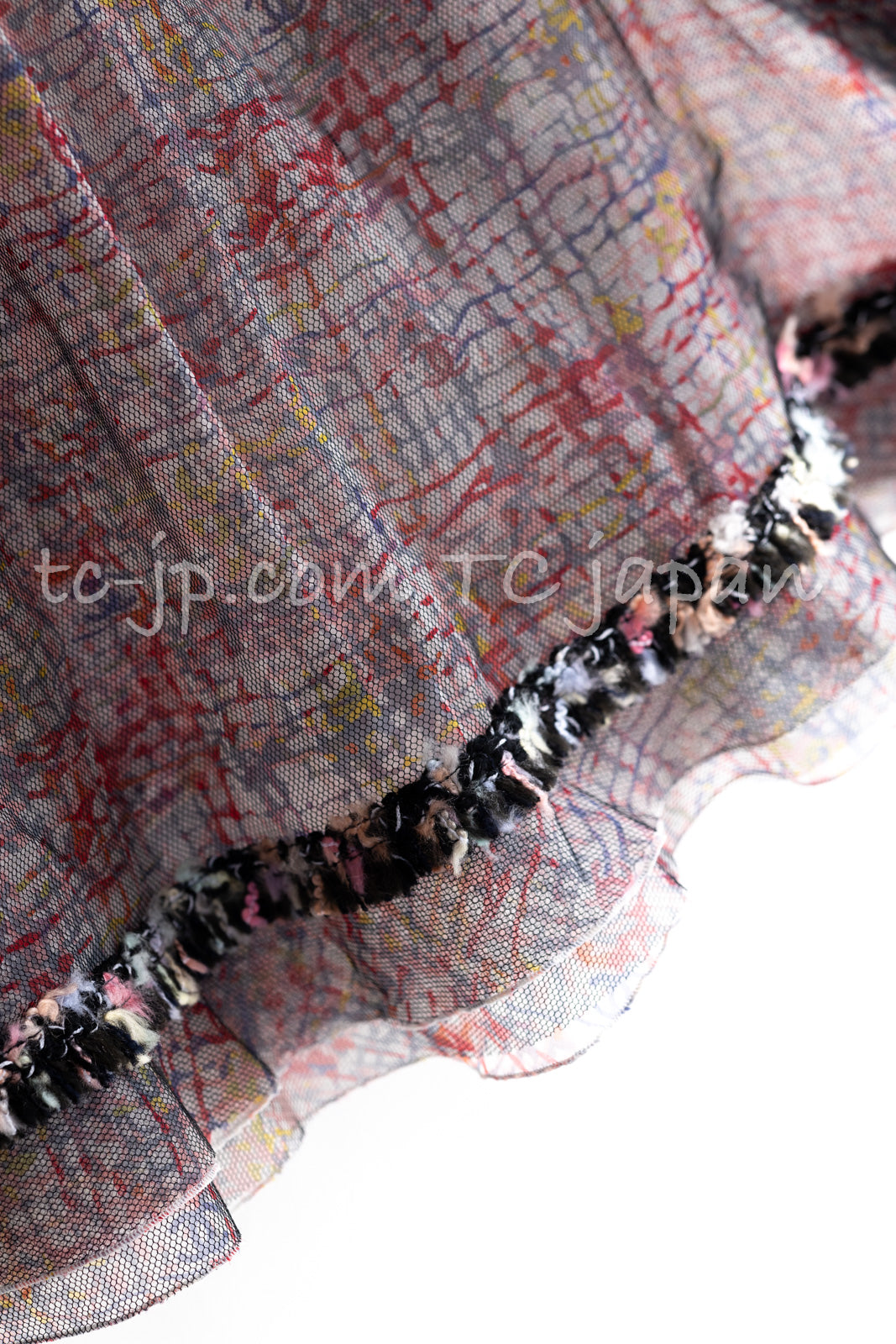 CHANEL 05C 57Th NY Limited Collection Silk Wool Tweed Jacket Tops Set 42 44 シャネル NY 57番街 限定 シルク ウール ツイード ジャケット トップス セット 即発