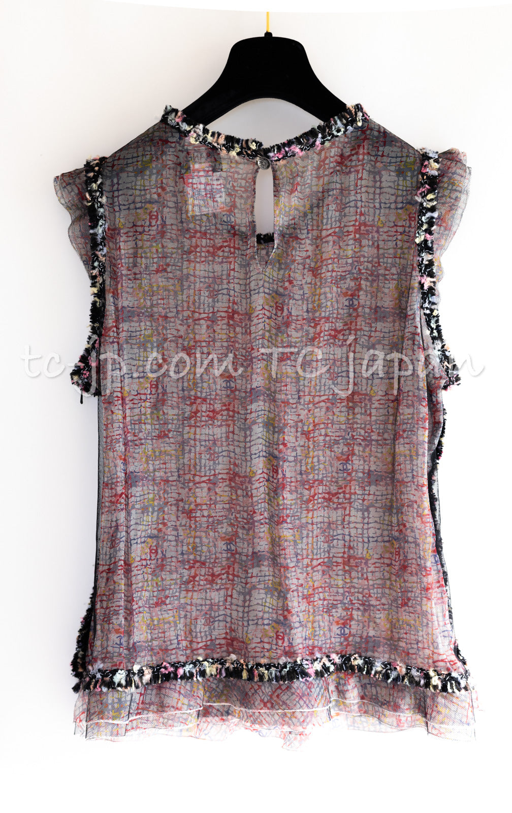 CHANEL 05C 57Th NY Limited Collection Silk Wool Tweed Jacket Tops Set 42 44 シャネル NY 57番街 限定 シルク ウール ツイード ジャケット トップス セット 即発