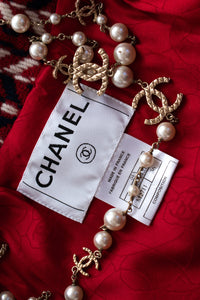 CHANEL 04A Red Navy Tricolore Wool Tweed Many CC Logo Trim Jacket 36 ④ シャネル レッド トリコロール ウール 限定版 コレクティブル ツイード ジャケット CCマーク多数 カメリアブローチ付 即発