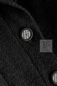 CHANEL 03A Black CC Buttons Wool Jacket 36 シャネル ブラック ココ ボタン ウール ジャケット 即発