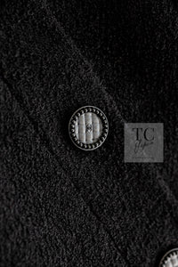 CHANEL 03A Black CC Buttons Wool Jacket 36 シャネル ブラック ココ ボタン ウール ジャケット 即発