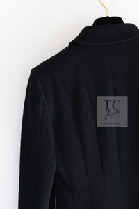 CHANEL 03A Black CC Buttons Wool Jacket 36 シャネル ブラック ココ ボタン ウール ジャケット 即発