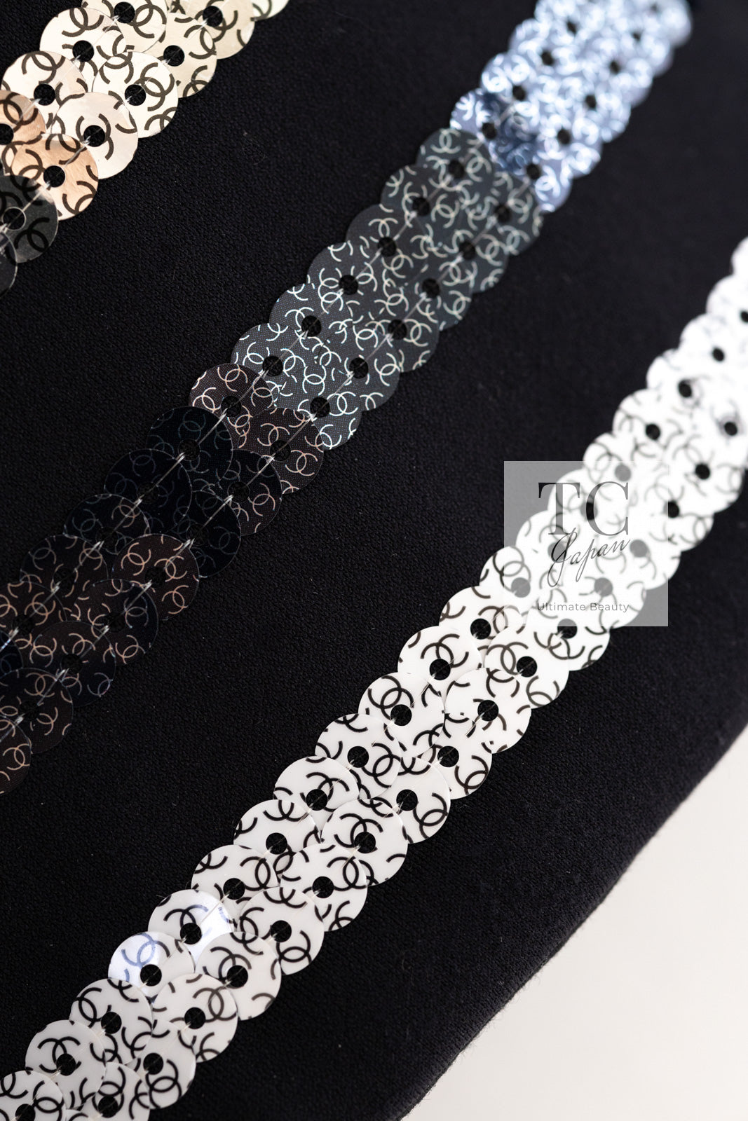 CHANEL 22C Black Sequin Glitter Stretch Jersey Jacket 38 40 42 シャネル ブラック スパンコール グリッター ストレッチ ジャージー ノーカラー ジャケット 即発